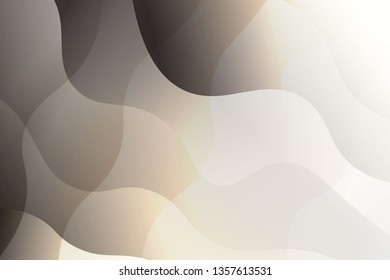 Futuristic Color Geometric Wave Shape. Creative Vector illustration. For club poster design
