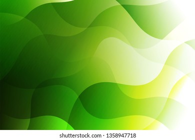 Futuristic Color Geometric Wave Shape. Creative Vector illustration. For club poster design