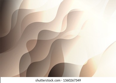 Futuristic Color Geometric Wave Shape. Creative Vector illustration. For club poster design