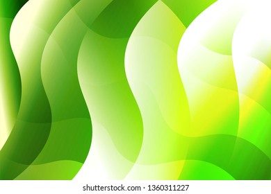 Futuristic Color Geometric Wave Shape. Creative Vector illustration. For club poster design
