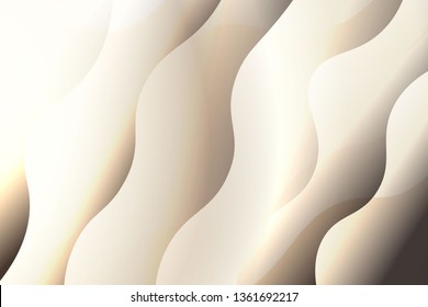 Futuristic Color Geometric Wave Shape. Creative Vector illustration. For club poster design