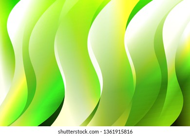 Futuristic Color Geometric Wave Shape. Creative Vector illustration. For club poster design