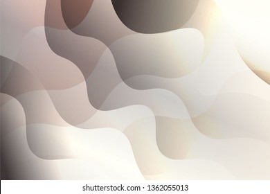 Futuristic Color Geometric Wave Shape. Creative Vector illustration. For club poster design