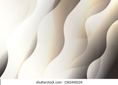Futuristic Color Geometric Wave Shape. Creative Vector illustration. For club poster design