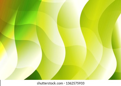 Futuristic Color Geometric Wave Shape. Creative Vector illustration. For club poster design