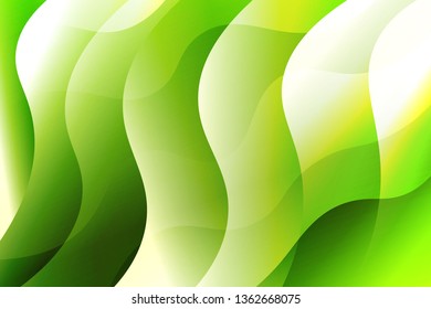 Futuristic Color Geometric Wave Shape. Creative Vector illustration. For club poster design