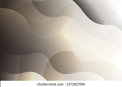 Futuristic Color Geometric Wave Shape. Creative Vector illustration. For club poster design