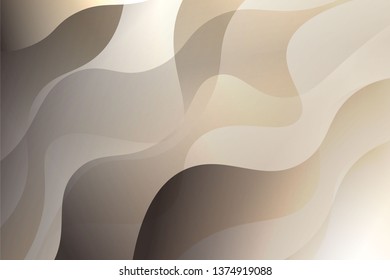 Futuristic Color Geometric Wave Shape. Creative Vector illustration. For club poster design
