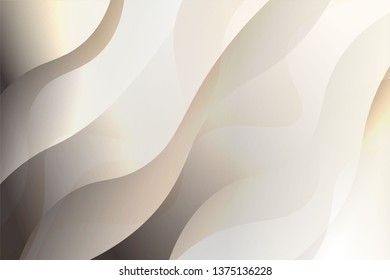 Futuristic Color Geometric Wave Shape. Creative Vector illustration. For club poster design