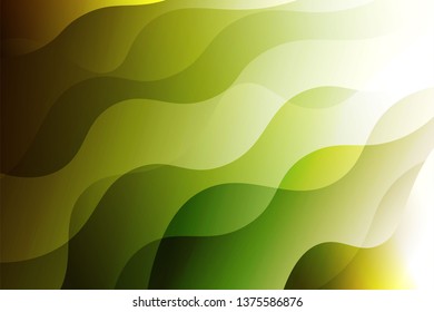 Futuristic Color Geometric Wave Shape. Creative Vector illustration. For club poster design