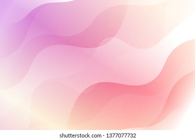 Futuristic Color Geometric Wave Shape. Creative Vector illustration. For cell phone design, print layot