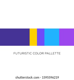 Futuristic Color Scheme Palette for Create a Design