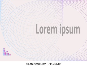 Futuristic colored geometric background