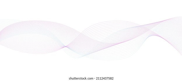Fondo futurista colorido. El fondo con las líneas y las olas.