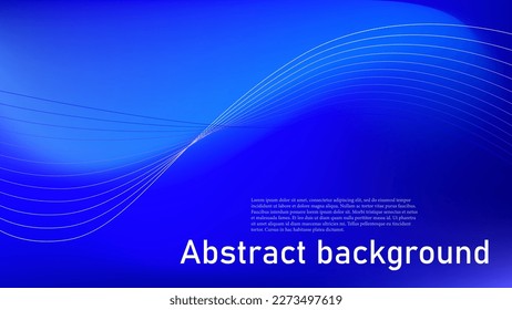 Futuristic colorful background. Gradient geometric banner with blue. Equalizer for music. EPS 10 vector.