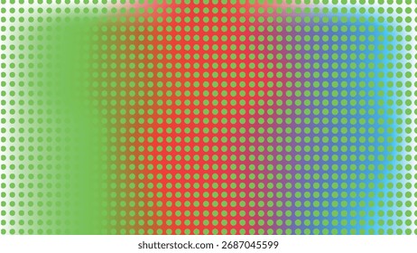 Malha de gradiente colorida futurista com pontos de meio-tom - fundo digital abstrato moderno para tecnologia, Web e design de apresentação	
