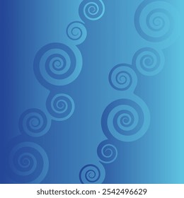 Futuristic concept Abstract blue gradient circle round shape background. Dynamic shapes composition. Modern graphic design element