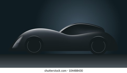 futuristic concept car