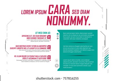Futuristic contemporary design template