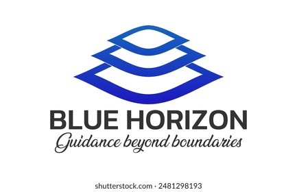 futuristic, corporate identity, management, geometric shapes, logo mark, logo design, innovative, blue, school, bright, university