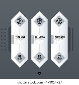 Futuristic corporate web design template. Useful for presentations or advertising.
