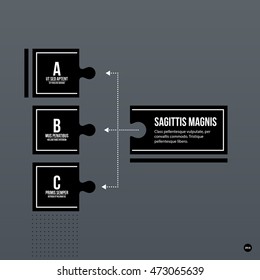 Futuristic corporate web design template. Useful for presentations or advertising.