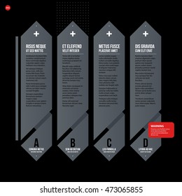 Futuristic corporate web design template. Useful for presentations or advertising.