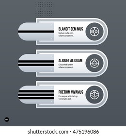 Futuristic corporate web design template. Useful for presentations or advertising.