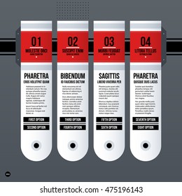 Futuristic corporate web design template. Useful for presentations or advertising.