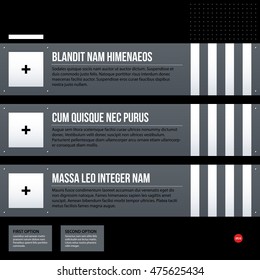 Futuristic corporate web design template. Useful for presentations or advertising.