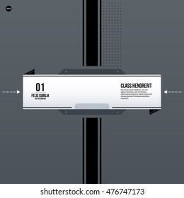 Futuristic corporate web design template. Useful for presentations or advertising.