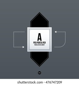 Futuristic corporate web design template. Useful for presentations or advertising.