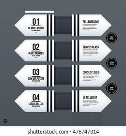 Futuristic corporate web design template. Useful for presentations or advertising.