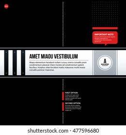 Futuristic corporate web design template. Useful for presentations or advertising.
