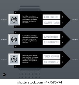 Futuristic corporate web design template. Useful for presentations or advertising.