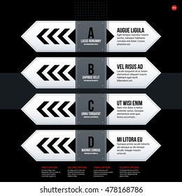 Futuristic corporate web design template. Useful for presentations or advertising.