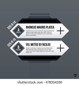 Futuristic corporate web design template. Useful for presentations or advertising.