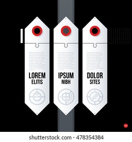 Futuristic corporate web design template. Useful for presentations or advertising.