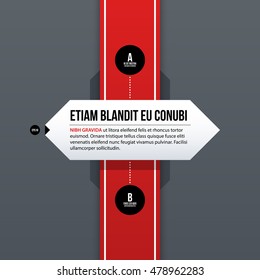 Futuristic corporate web design template. Useful for presentations or advertising.