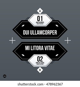 Futuristic corporate web design template. Useful for presentations or advertising.