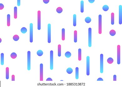 Futuristic cover design for notebook paper, copybook brochures, book, magazine, print. Geometric abstract background with gradient multicolor elements. Colored pattern.  
