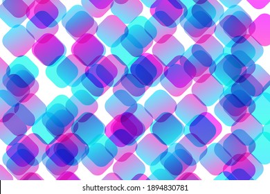 Futuristic cover design for notebook paper, copybook brochures, book, magazine, print. Geometric abstract background with gradient multicolor elements. Colored pattern.  