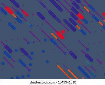 Futuristic cover design. Vector illustration. Retro bauhaus web template with minimalistic for brochure design. Geometric banner. Trendy horizontal banner. Minimalist color backdrop.