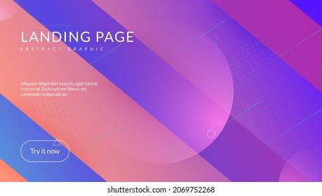 Futuristic Cover. Geometric Website. Pink Bright Banner. Mobile Frame. Wave Abstract Layout. Rainbow Design. Multicolor Backdrop. Cool Landing Page. Magenta Futuristic Cover