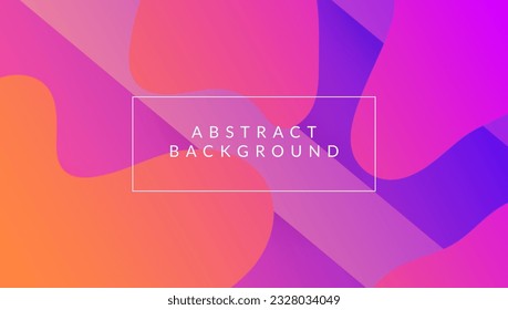 Futuristic Cover. Hipster Paper. Art Landing Page. Colorful Brochure. Rainbow Flyer. Geometric Element. Color Abstract Poster. Purple Memphis Background. Lilac Futuristic Cover