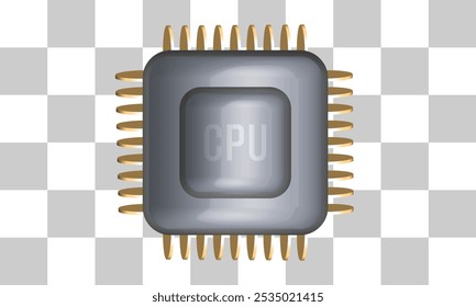 futuristic CPU icons, perfect for enhancing your tech designs, presentations,Ui, or projects. high-resolution details. Vector illustration concept.	