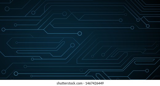 Futuristic cyber computer circuit background. Circuit board. Electronic network. Vector illustration. EPS 10
