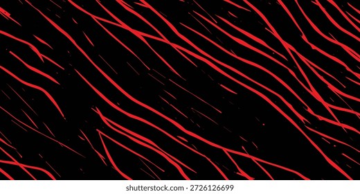 Flujo de energía cibernética futurista con rayas rojas audaces