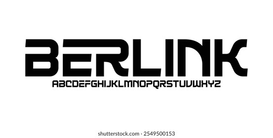 Futuristic cyber font, modern space type or tech english alphabet, vector creative robot typeface. Galaxy font with starlight line letters, cosmic cyber technology typeface ABC and space typeface

