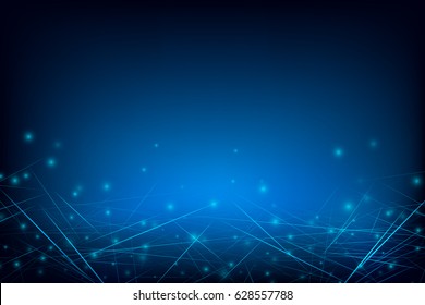 Futuristic Cyber technology abstract background with dotted connection for social network Vector illustration eps10